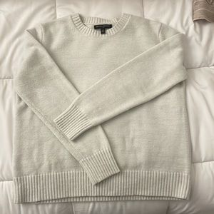 Banana Republic Off White Crew Neck Sweater